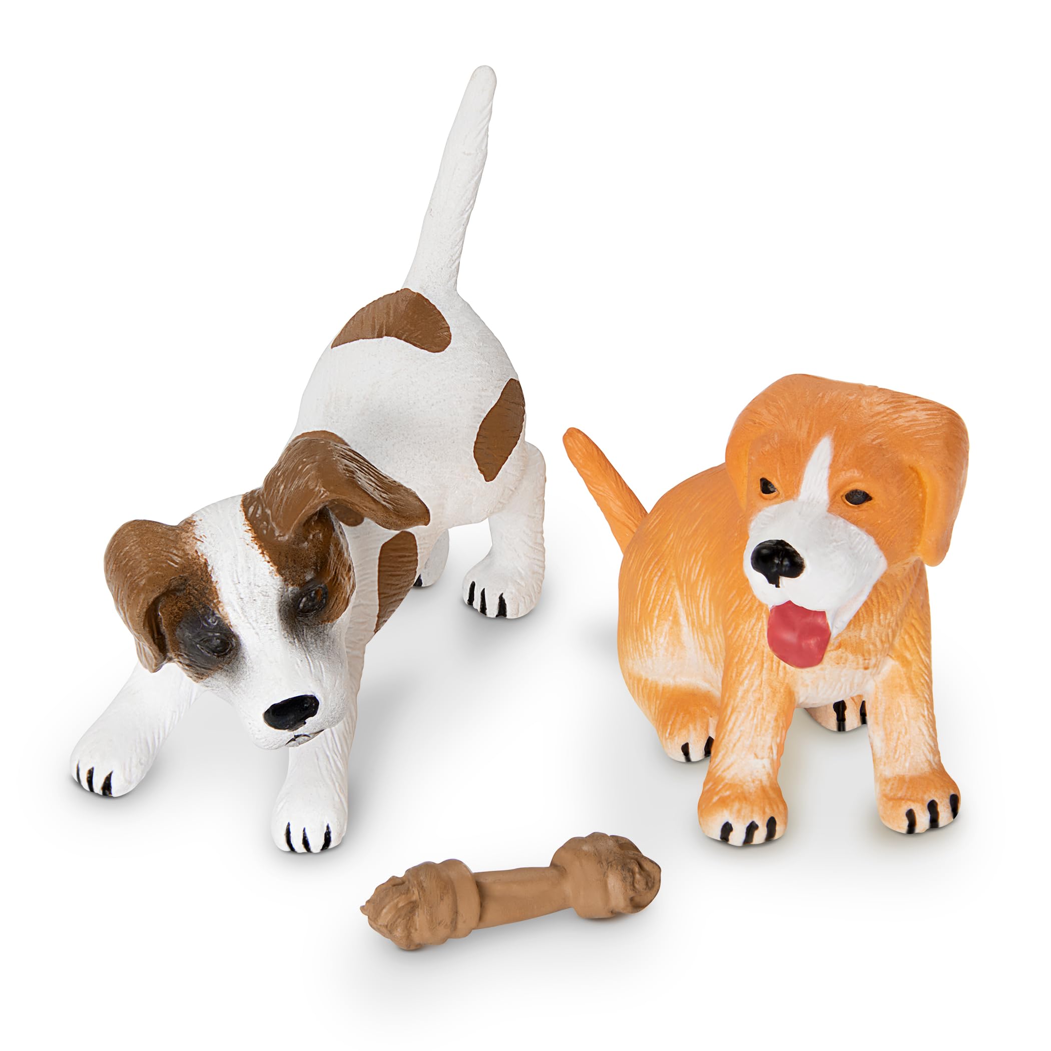 Terra by Battat Dog House Playset – 2 Toy Dog Figurines with Accessories for Kids Ages 3+
