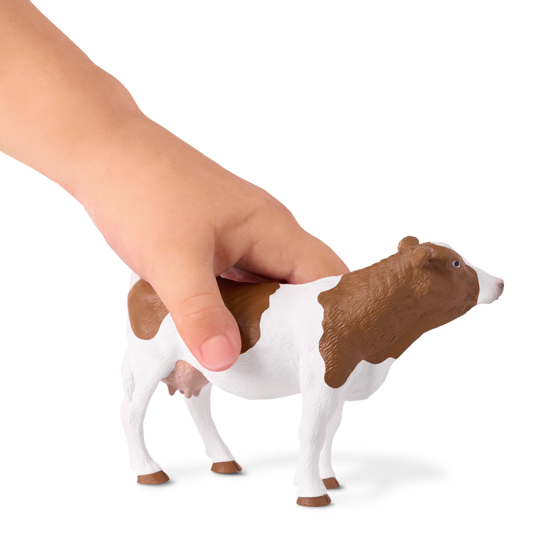 Terra by Battat Farm Animal Figurines – Pig, Donkey, and Cow 3-Piece Set for Imaginative Play