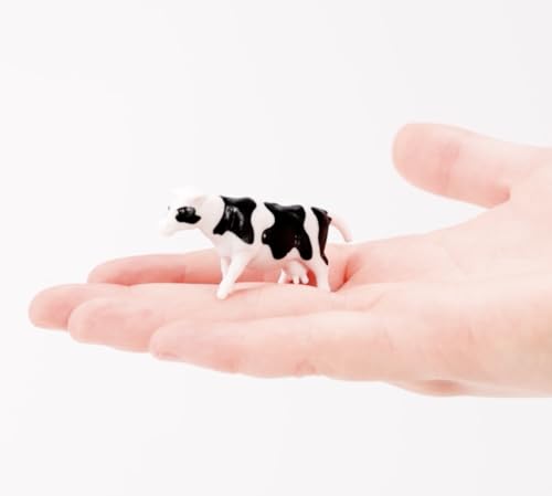 Terra by Battat Farm Animals Tube Set – 60 Mini Plastic Barnyard Figurines for Kids Ages 3+