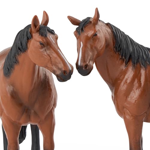 Terra by Battat Quarter Horse Toy Figurines – 4-Piece Plastic Animal Set for Kids Ages 3+