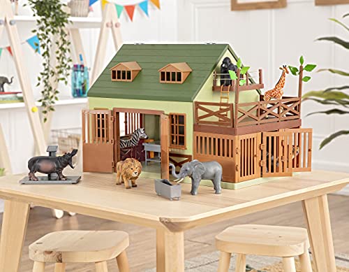 Terra by Battat Tiger Family Set – 4 Plastic Tigers for Imaginative Play (Ages 3+)