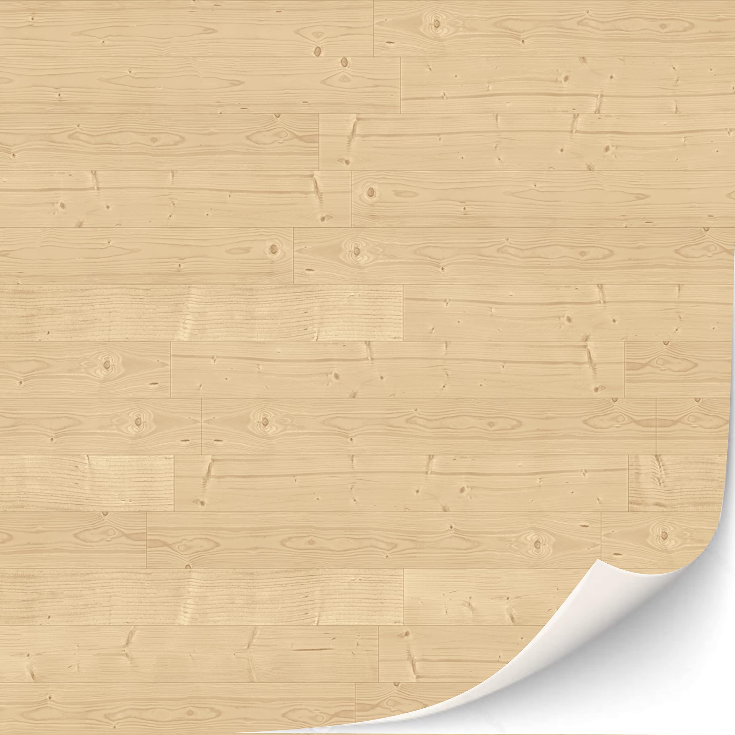 TexturKontor 1:12 Scale Self-Adhesive Dollhouse Flooring – Maple, 3 Sheets (DIN A4)