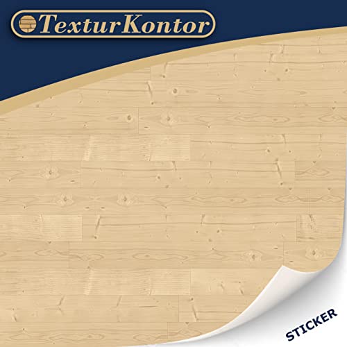 TexturKontor 1:12 Scale Self-Adhesive Dollhouse Flooring – Maple, 3 Sheets (DIN A4)