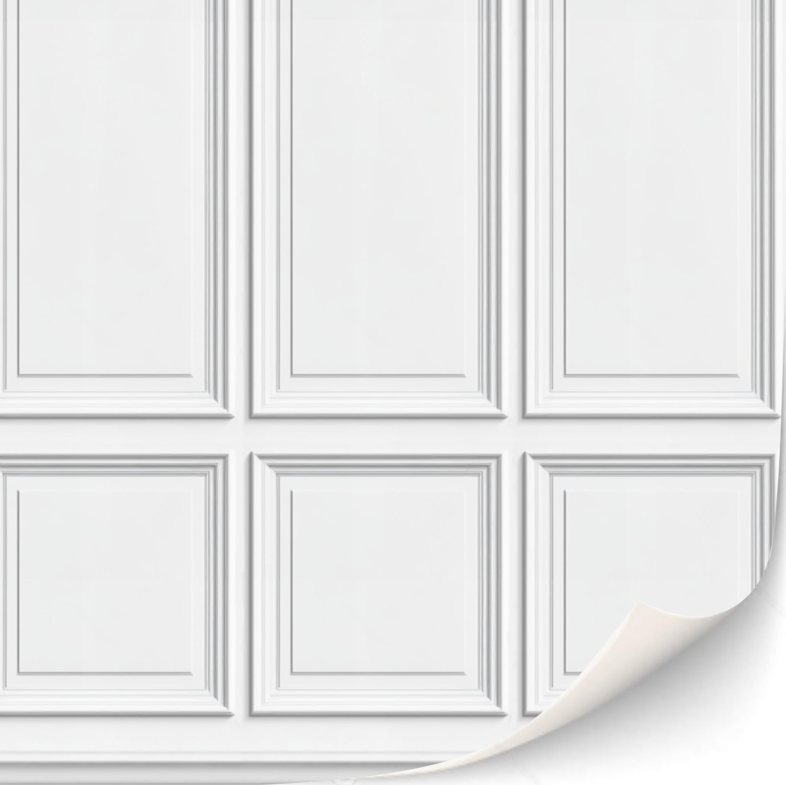 TexturKontor Self-Adhesive Wall Cladding for 1:12 Scale Dollhouses – 3 Wood Paneled Sheets (Renaissance)