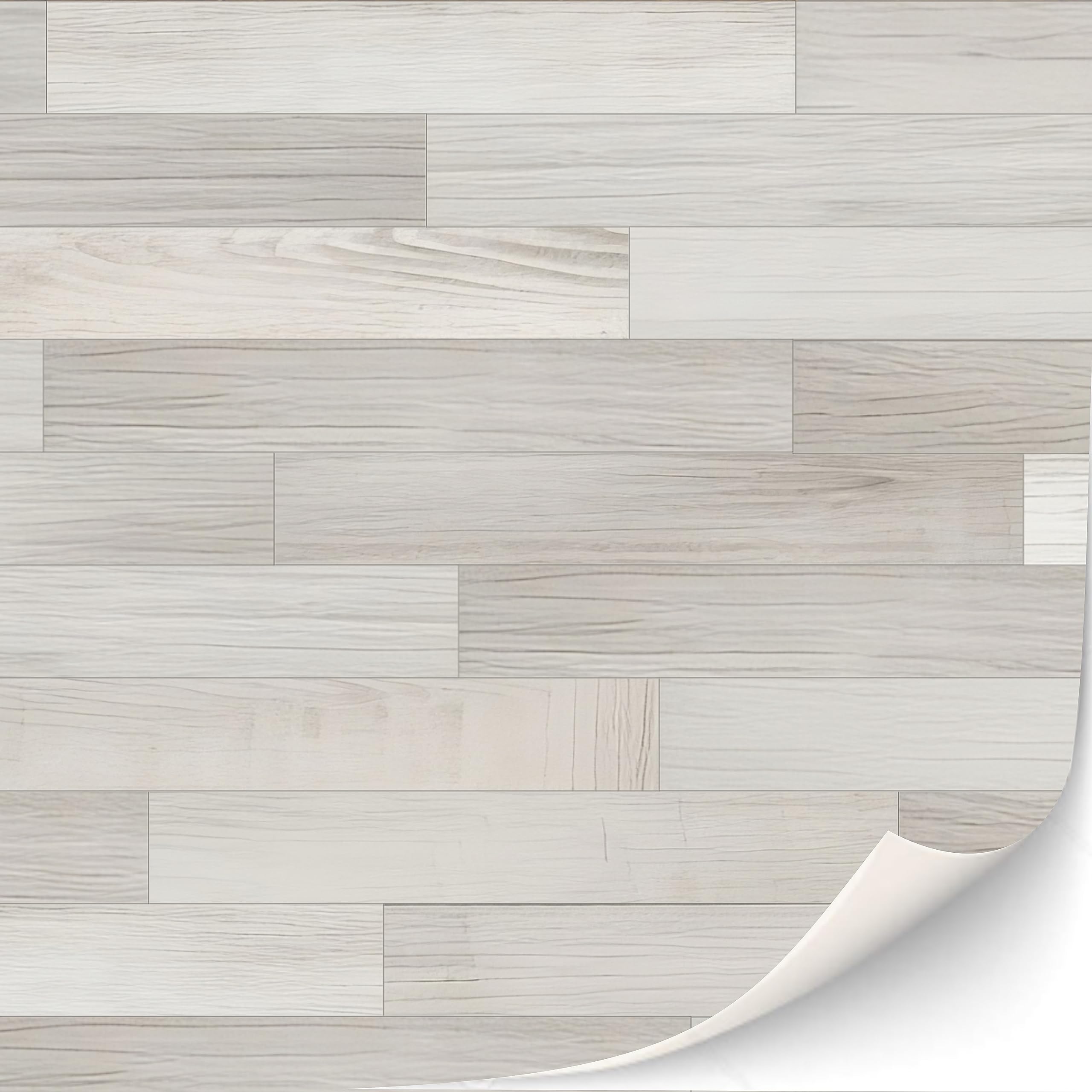 TexturKontor White Oak Self-Adhesive Dollhouse Flooring, 3 Sheets, 1:12 Scale
