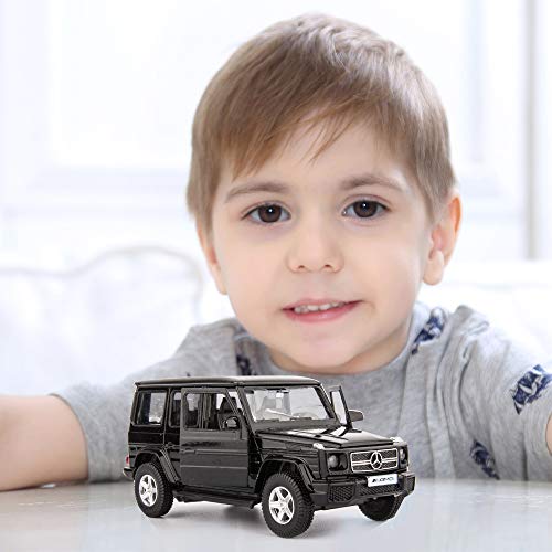 TGRCM-CZ 1/36 Scale G63 G Wagon Pull Back Toy Car – Zinc Alloy Model with Opening Doors for Kids and Adults