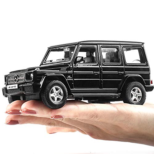 TGRCM-CZ 1/36 Scale G63 G Wagon Pull Back Toy Car – Zinc Alloy Model with Opening Doors for Kids and Adults