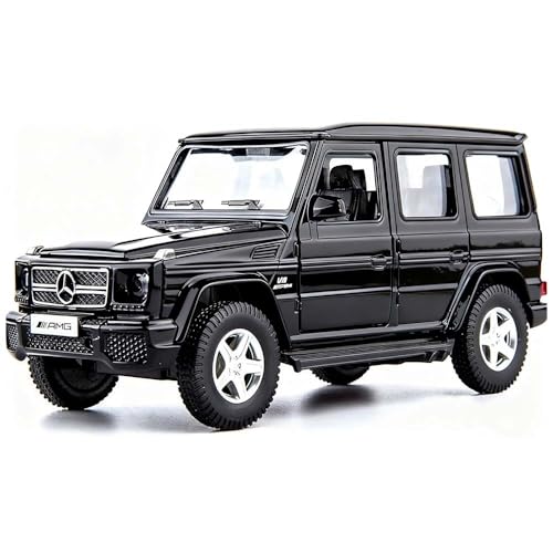 TGRCM-CZ 1/36 Scale G63 G Wagon Pull Back Toy Car – Zinc Alloy Model with Opening Doors for Kids and Adults