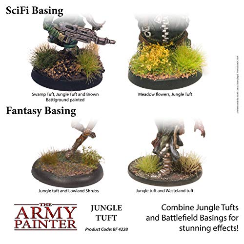 The Army Painter Jungle Tuft – 3 Sizes for Realistic Diorama Bases