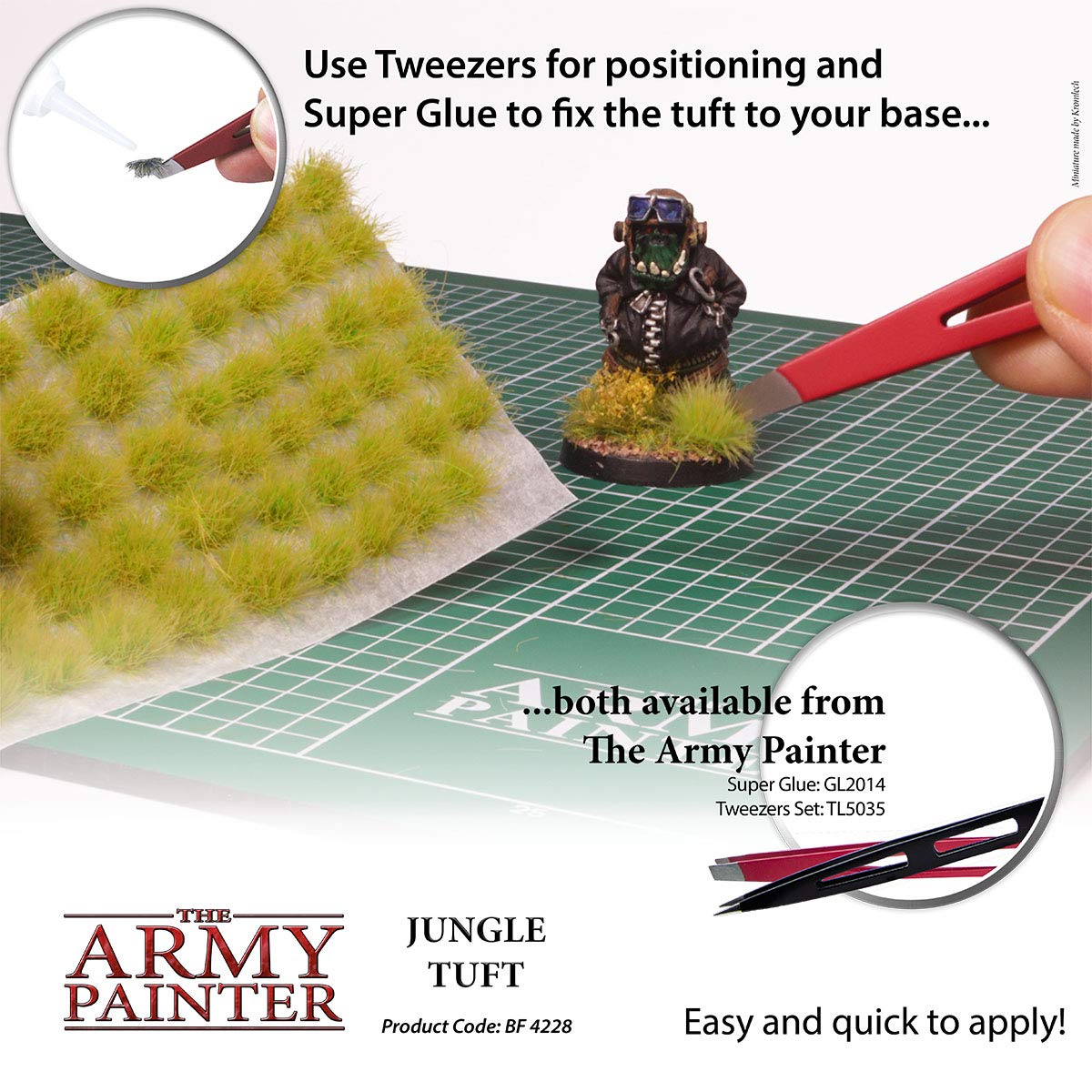 The Army Painter Jungle Tuft – 3 Sizes for Realistic Diorama Bases