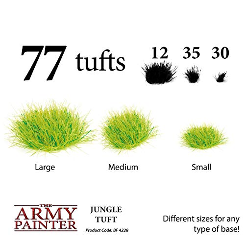 The Army Painter Jungle Tuft – 3 Sizes for Realistic Diorama Bases