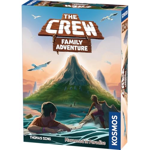 The Crew: Family Adventure - Marooned in Paradise – Cooperative Card Game for Ages 8+ (2-5 Players, 15 Min)