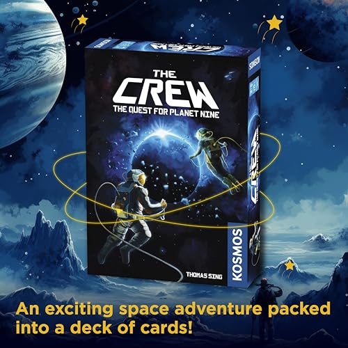 The Crew: Quest for Planet Nine – Cooperative Trick-Taking Card Game (3-5 Players, Ages 10+)
