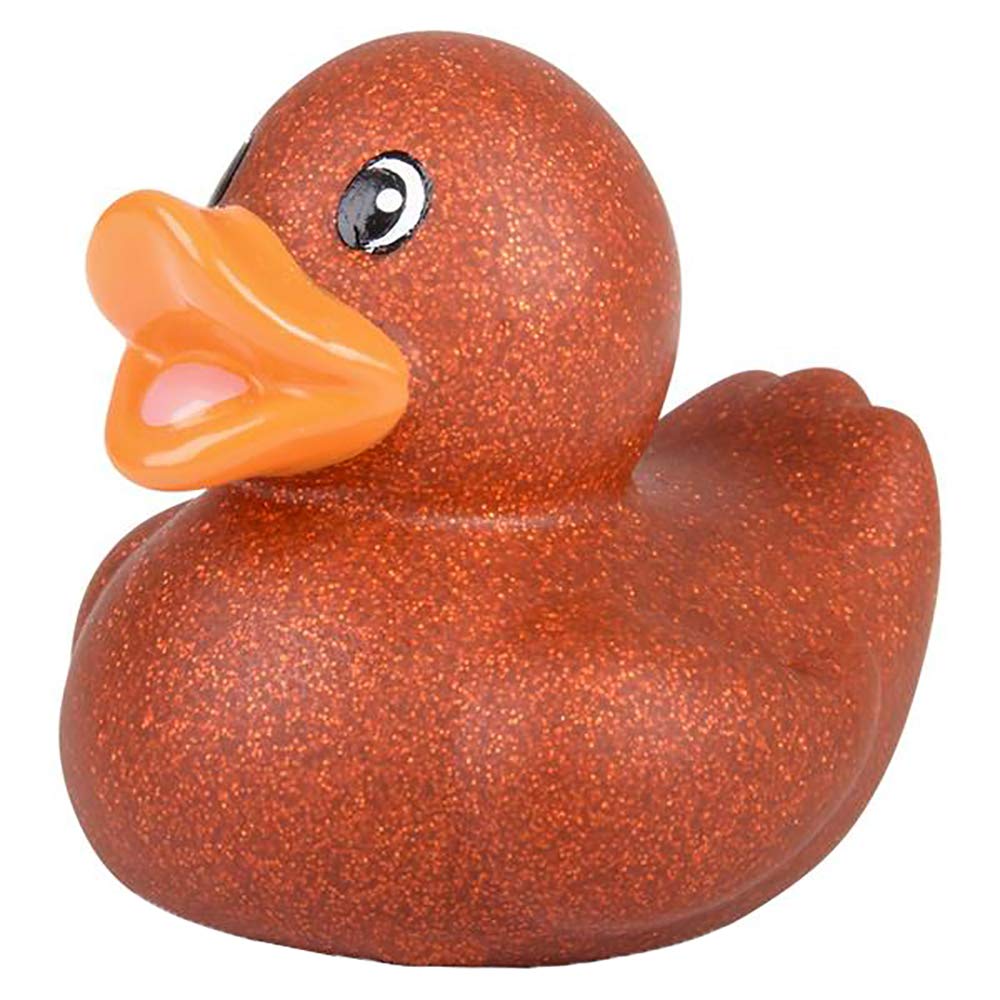 The Dreidel Company 20-Pack Glitter Rubber Ducks - 2 Inch Vinyl Duckies for Bath, Party Favors, Pool Toys