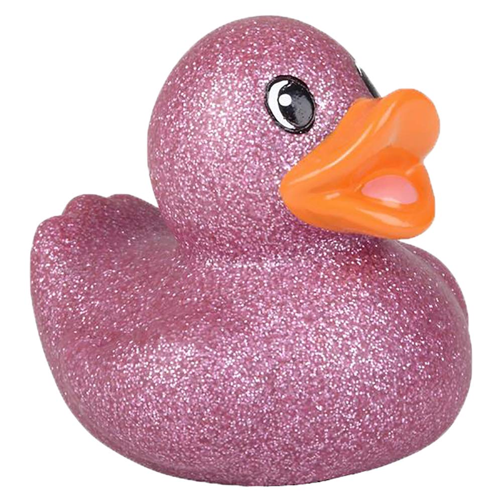 The Dreidel Company 20-Pack Glitter Rubber Ducks - 2 Inch Vinyl Duckies for Bath, Party Favors, Pool Toys