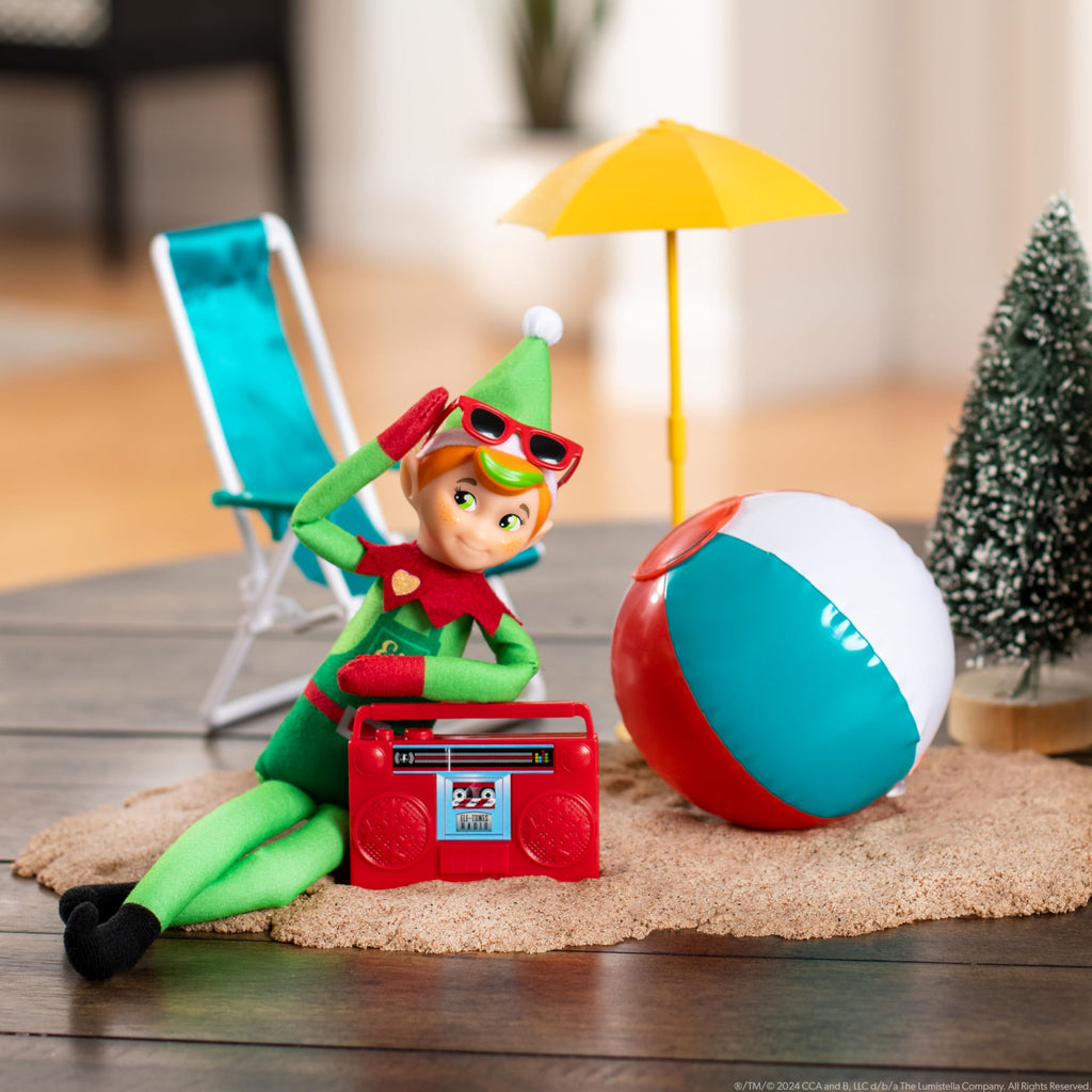The Elf on the Shelf Beach Vacation Set – 8-Piece Beach Accessories for Scout Elf (Ages 3+)
