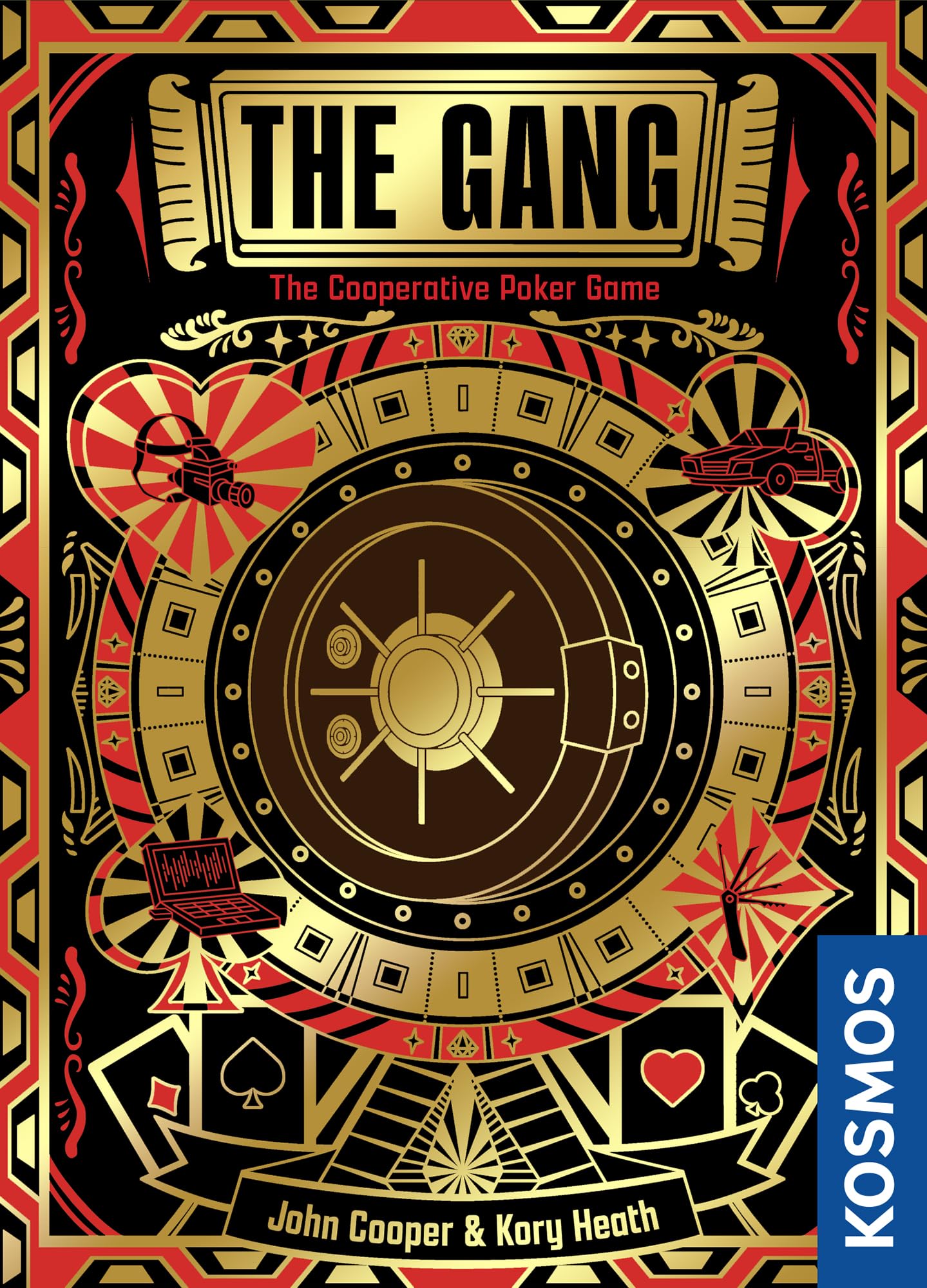 The Gang: Cooperative Poker Card Game – Heist Team Game for Family Game Night