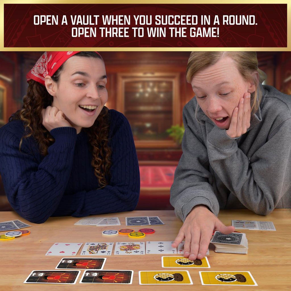 The Gang: Cooperative Poker Card Game – Heist Team Game for Family Game Night