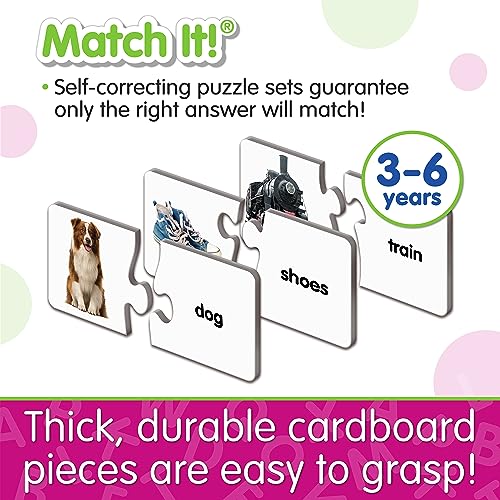The Learning Journey Match It! - First Words: 30 Self-Correcting Picture Puzzles for Toddlers Ages 3+