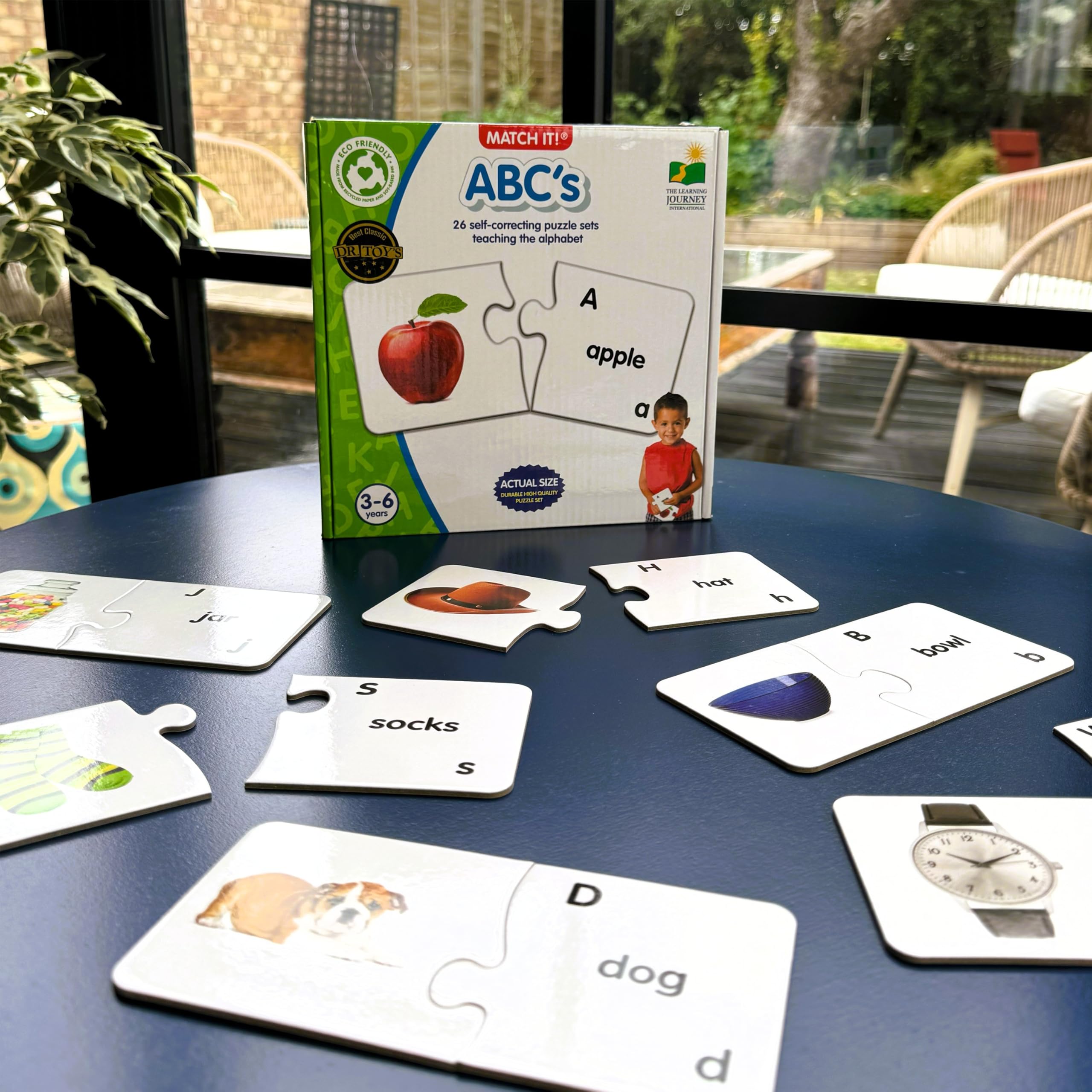 The Learning Journey Match It! ABCs - Self-Correcting Alphabet Puzzle for Ages 3+