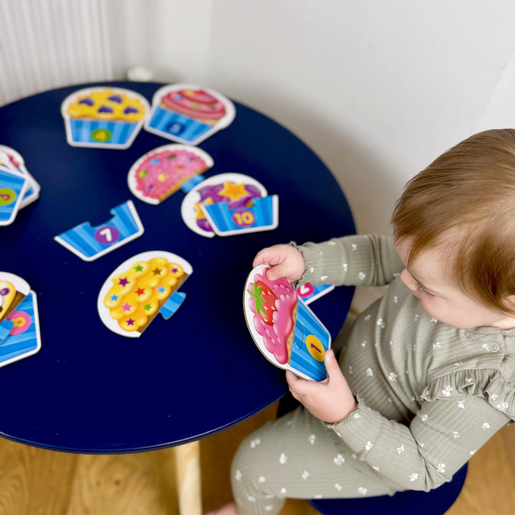 The Learning Journey: My First Match It - Counting Cupcakes, 15-Piece Self-Correcting Puzzle for Toddlers Ages 2-5