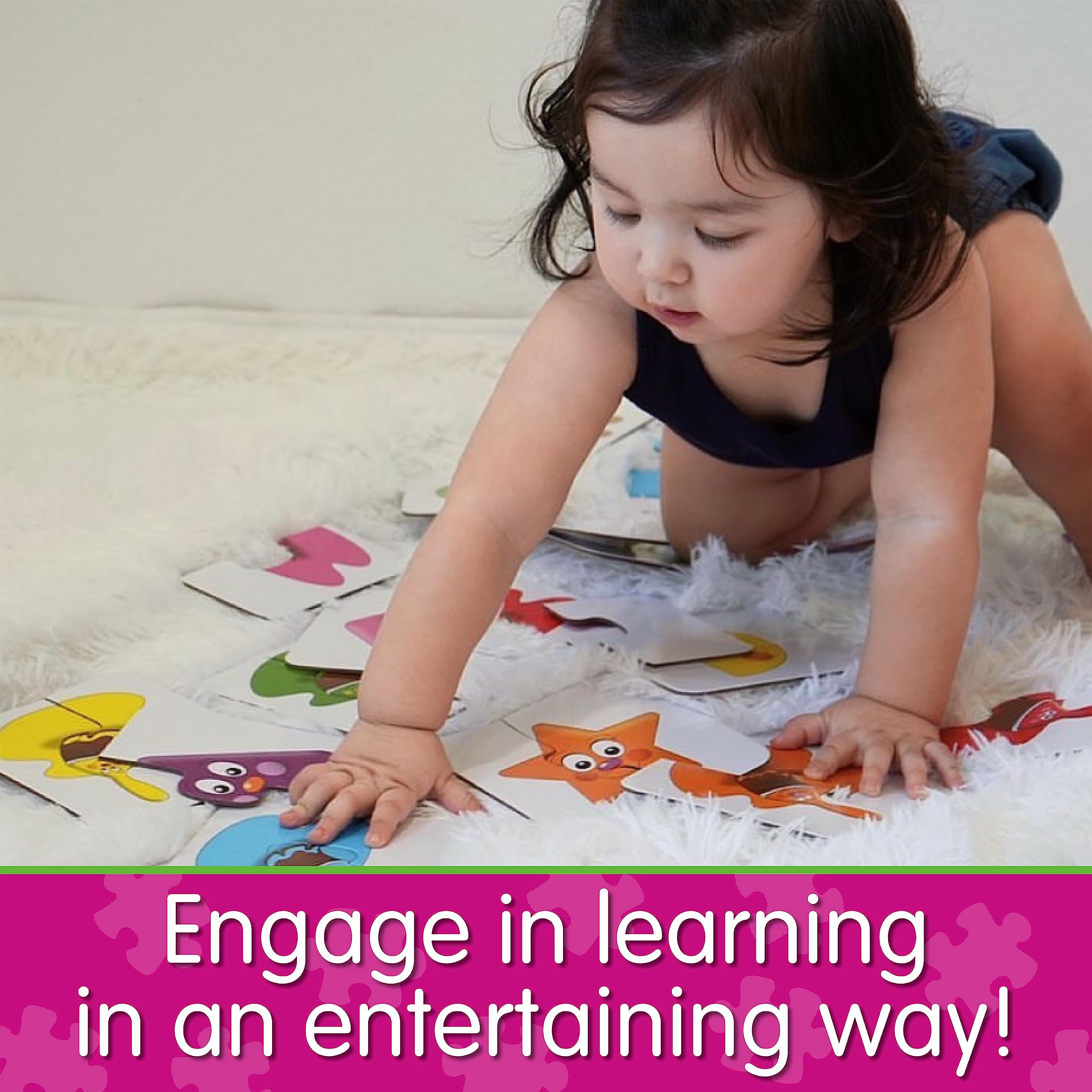 The Learning Journey My First Match It Colors and Shapes 15 Self-Correcting Puzzles for Toddlers