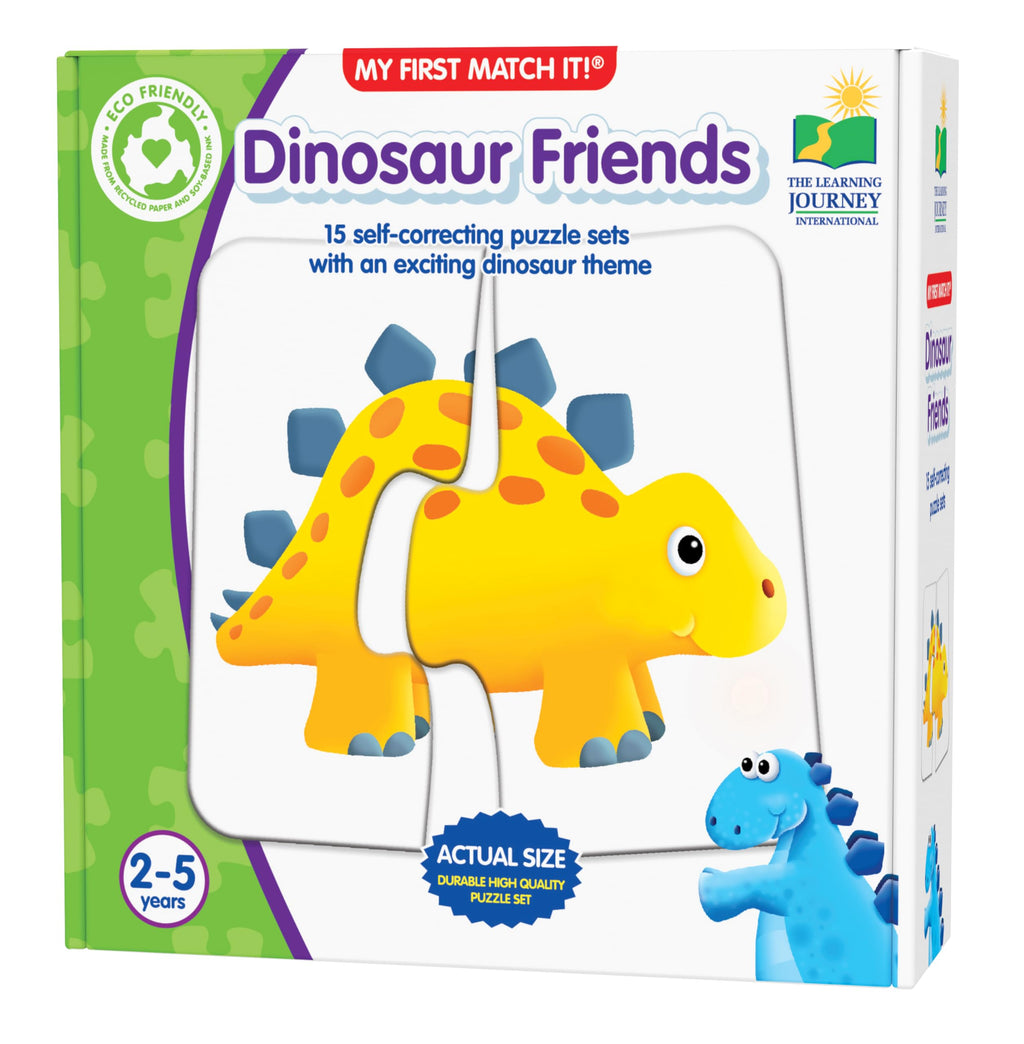 The Learning Journey My First Match It Dinosaurs - 15 Self-Correcting Puzzles for Toddlers Ages 2+