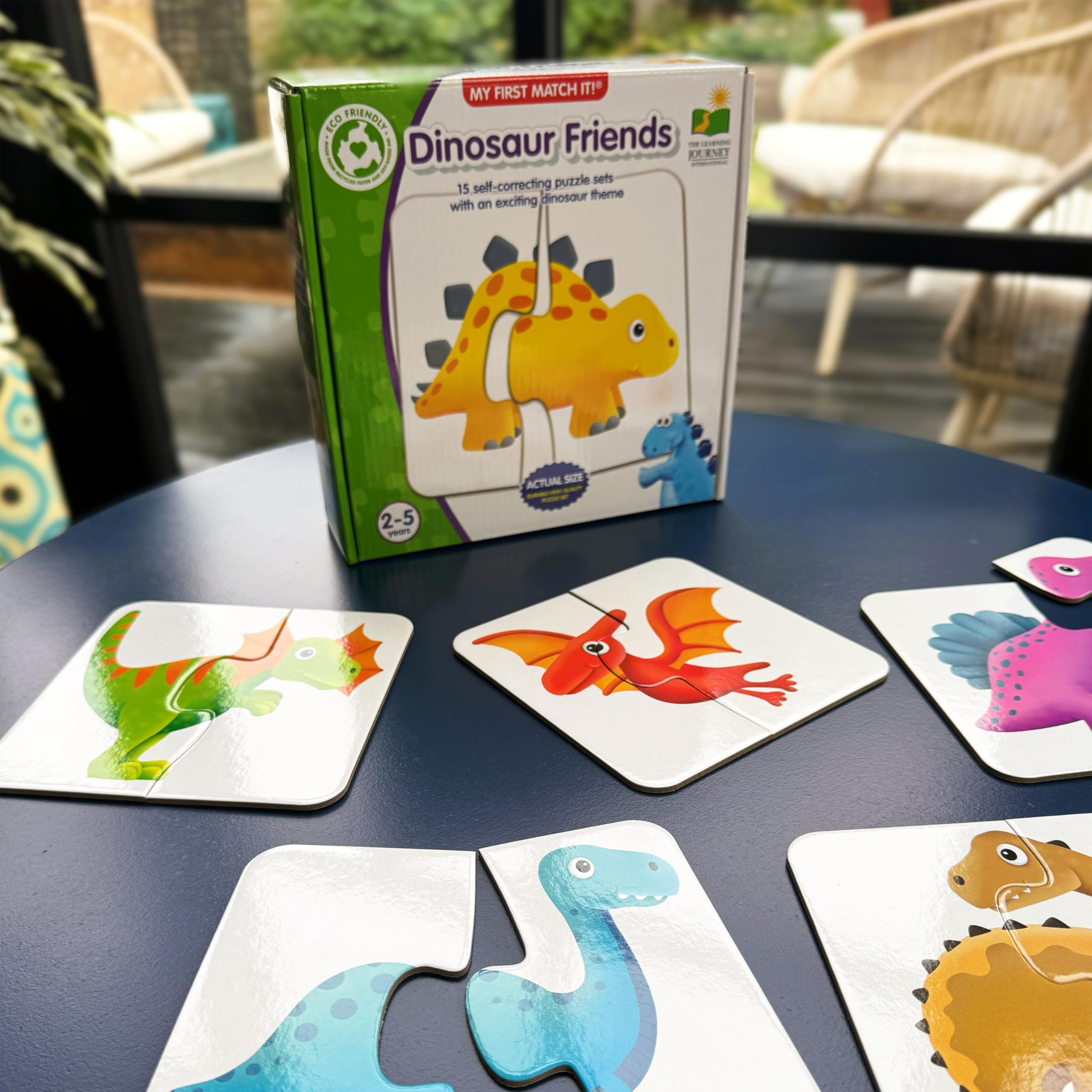 The Learning Journey My First Match It Dinosaurs - 15 Self-Correcting Puzzles for Toddlers Ages 2+