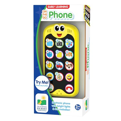The Learning Journey On the Go Phone – Baby Cell Phone Toy with Lights & Sounds, Ages 3+ Months