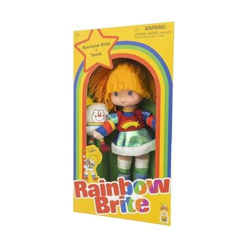 The Loyal Subjects Rainbow Brite Classic 9-inch Doll – 1984 Replica with Detachable Twink Plush