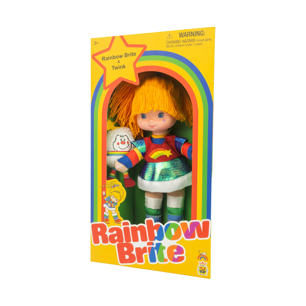 The Loyal Subjects Rainbow Brite Classic 9-inch Doll – 1984 Replica with Detachable Twink Plush