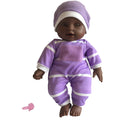 The New York Doll Collection 11" Soft Body Baby Doll with Pacifier - African American