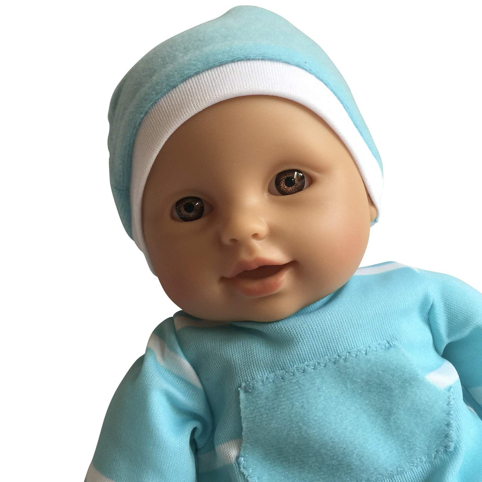 The New York Doll Collection 11" Soft Body Baby Doll with Pacifier – Caucasian Doll in Gift Box