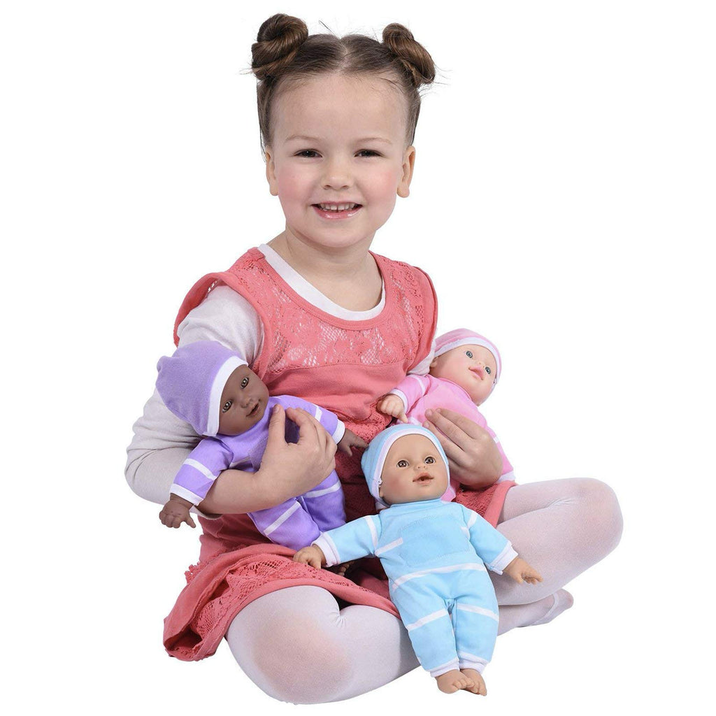 The New York Doll Collection 11" Soft Body Baby Doll with Pacifier – Caucasian Doll in Gift Box