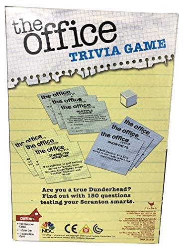 The Office Trivia Game by Cardinal – 150 Questions for Dunderheads