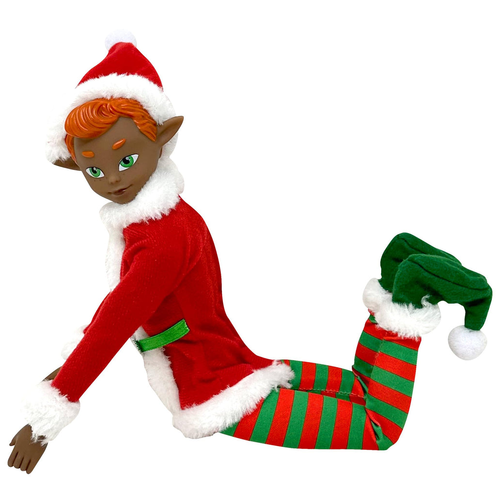 The Original Elf 12" Poseable Christmas Elf Doll – Full Costume, Bendable Arms & Legs, Gift Box