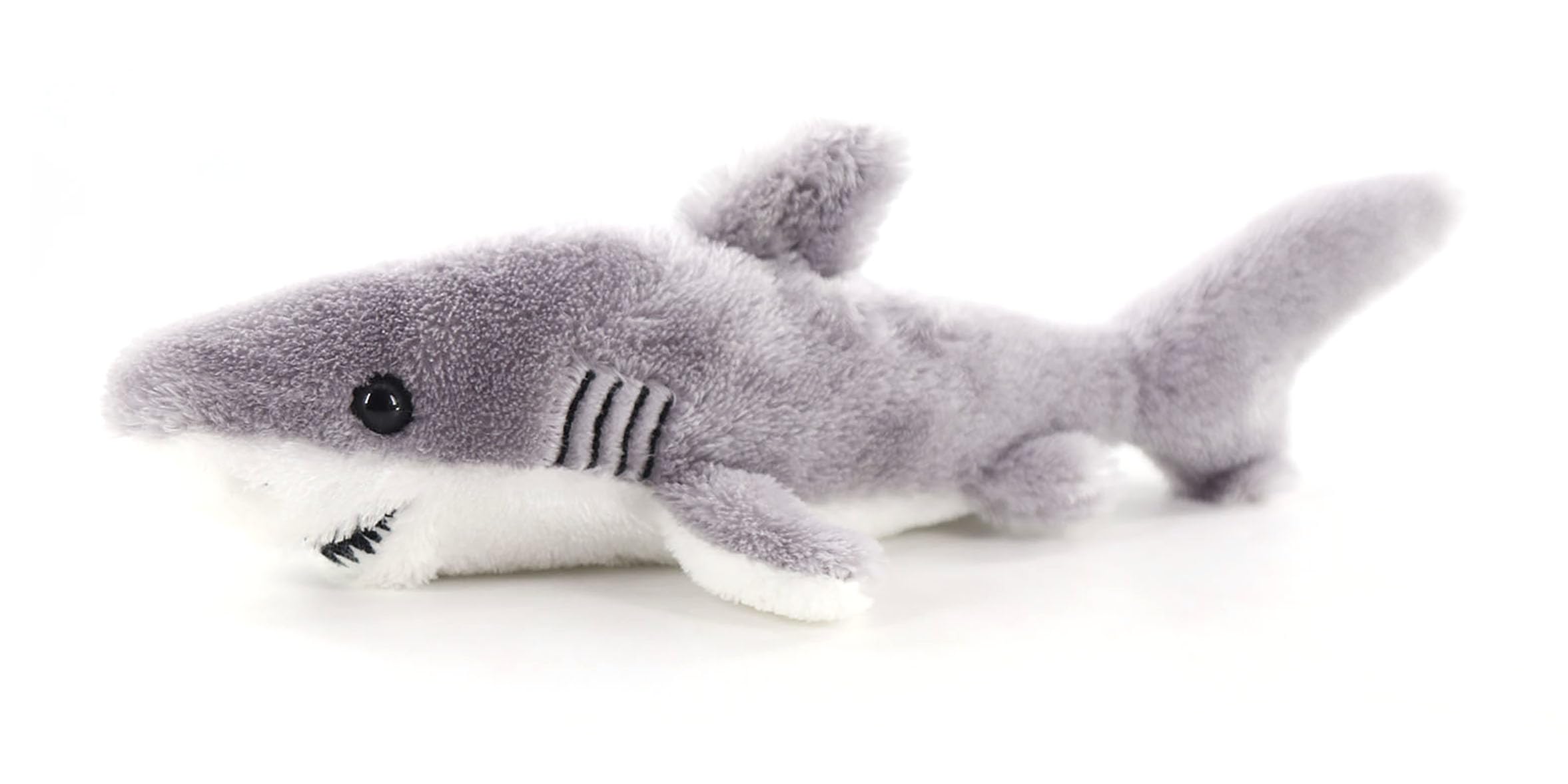 The Petting Zoo Great White Shark Plush Toy – 12-Inch Stuffed Animal Made from Recycled Water Bottles