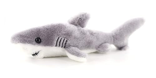 The Petting Zoo Great White Shark Plush Toy – 12-Inch Stuffed Animal Made from Recycled Water Bottles
