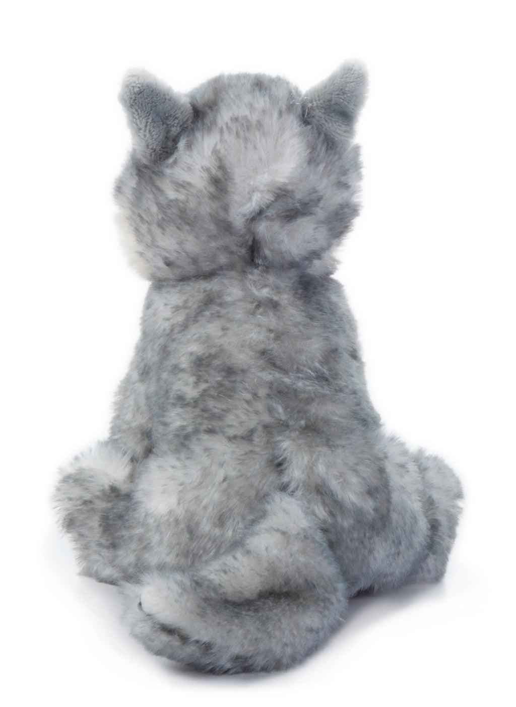 The Petting Zoo Grey Wolf Plush Toy – 6-Inch Recycled Stuffed Animal for Kids