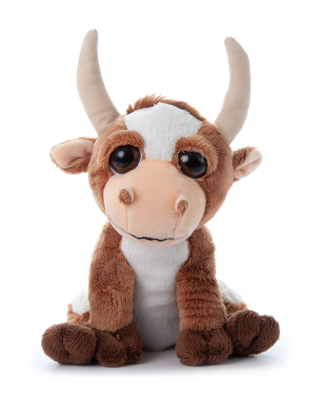 The Petting Zoo Longhorn Cow Plush: Soft 7-Inch Stuffed Animal for Kids