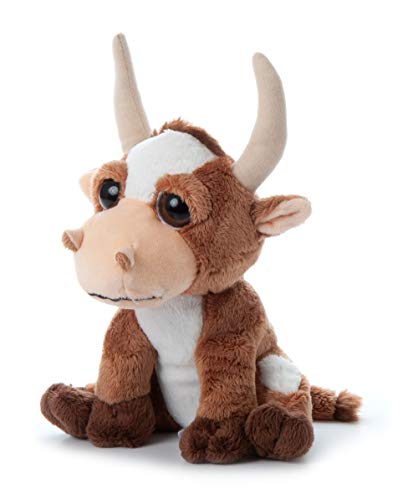 The Petting Zoo Longhorn Cow Plush: Soft 7-Inch Stuffed Animal for Kids