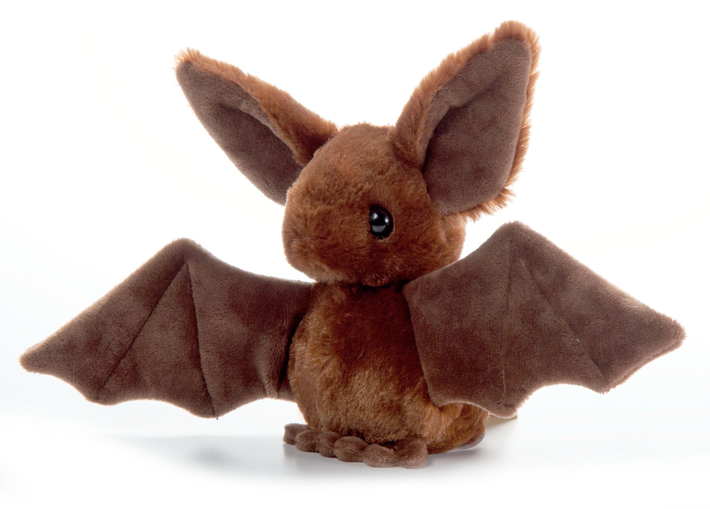 The Petting Zoo Scoopz Wildlife Animals Brown Bat Stuffed Animal, 8 Inches