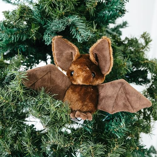 The Petting Zoo Scoopz Wildlife Animals Brown Bat Stuffed Animal, 8 Inches