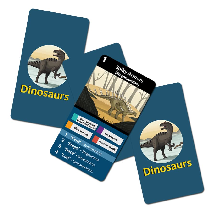 The Purple Cow Go Fish! Dinosaurs Card Game – Educational Fun for Kids Ages 6+