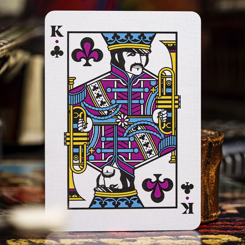 theory11 Beatles Premium Playing Cards - Pink Deck - Officially Licensed Collector's Cards