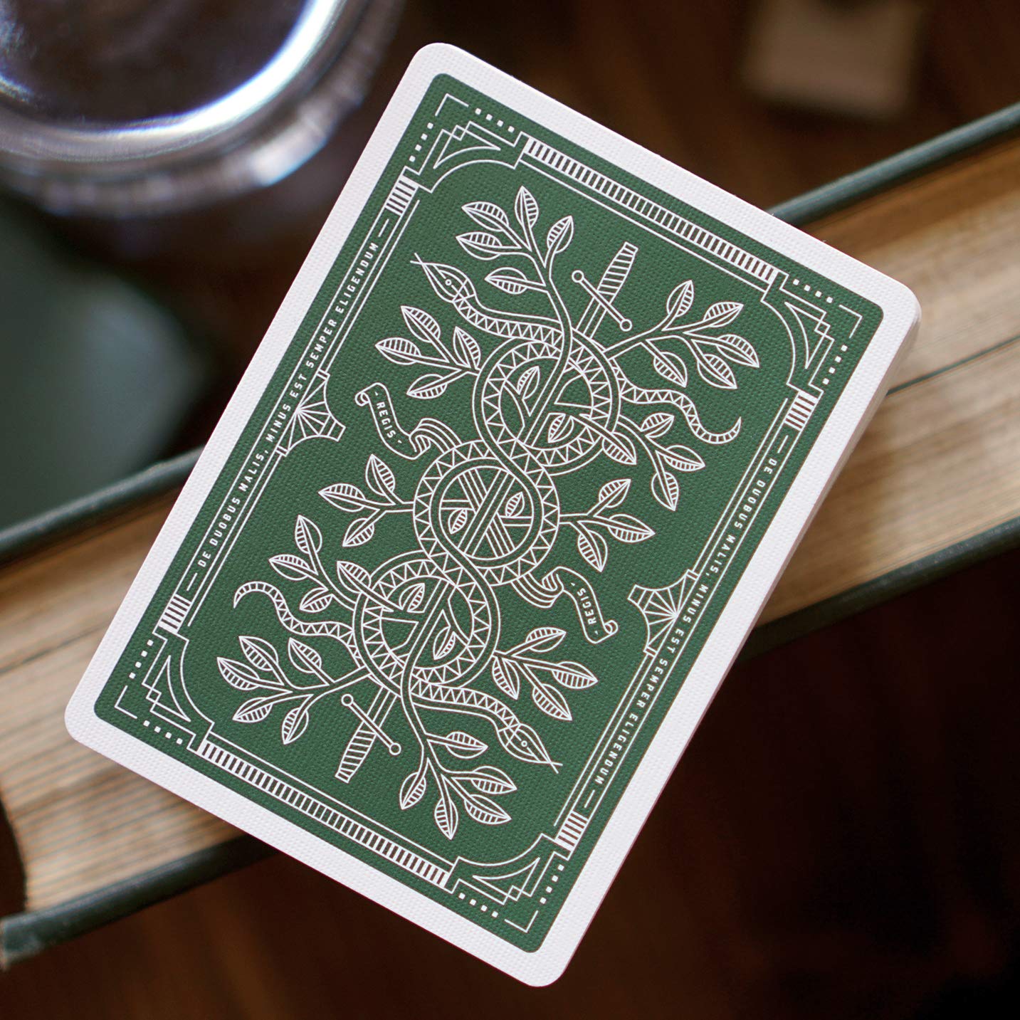 theory11 Monarch Playing Cards Green Edition – Premium Poker Deck with Gold Foil