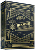 theory11 Monarch Playing Cards – Luxury Blue Poker Deck with Gold Foil