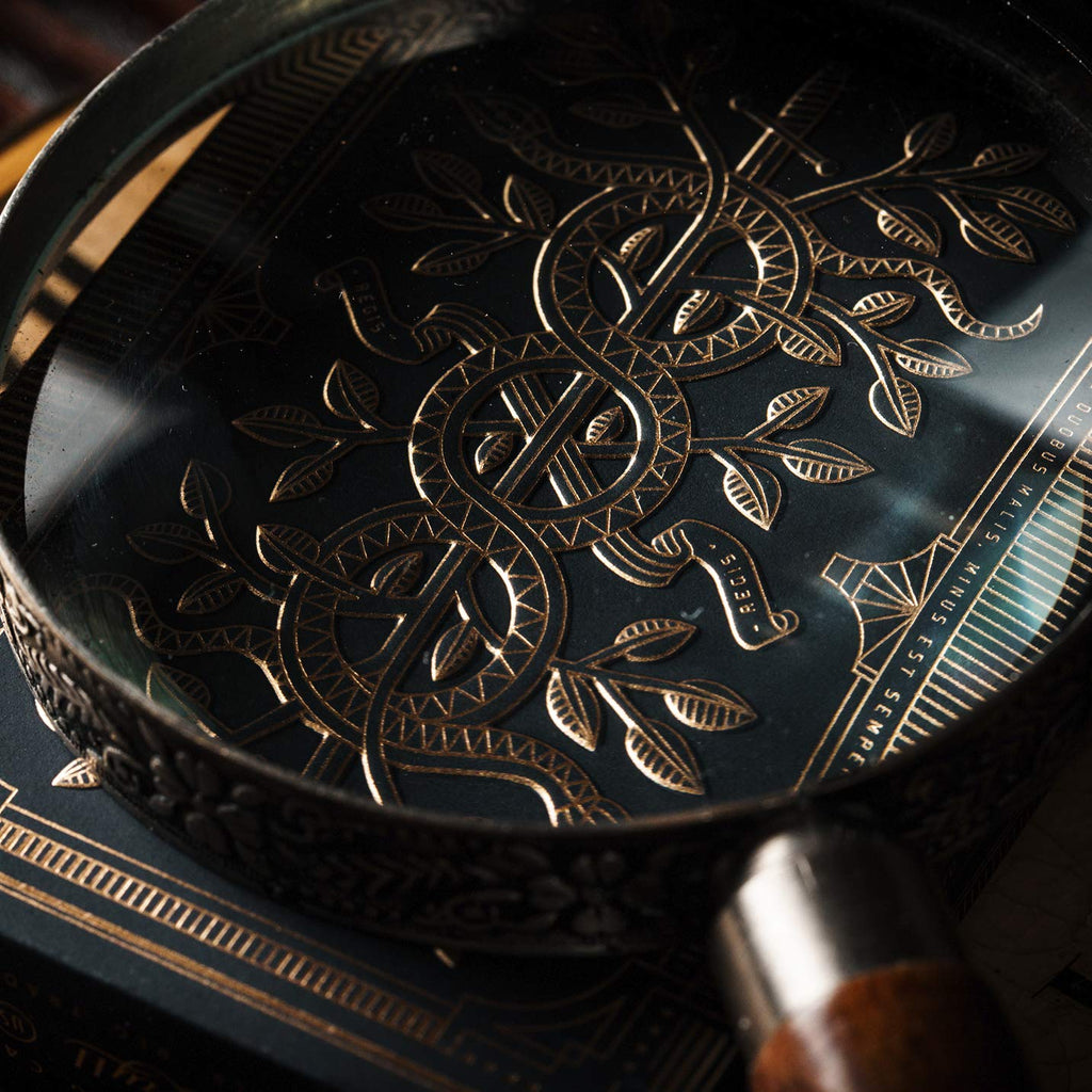 theory11 Monarch Playing Cards – Luxury Blue Poker Deck with Gold Foil