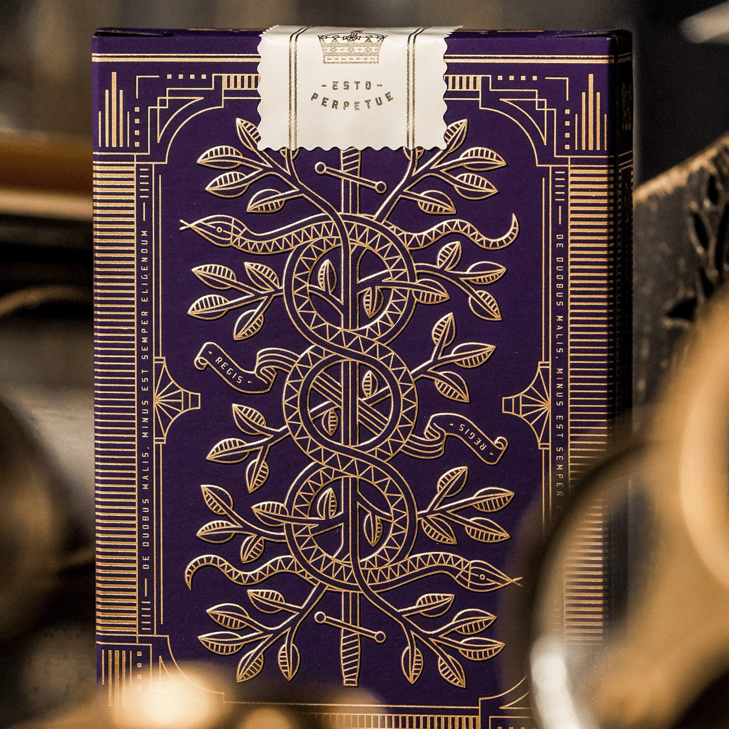 theory11 Monarch Playing Cards – Purple Edition with Gold Foil