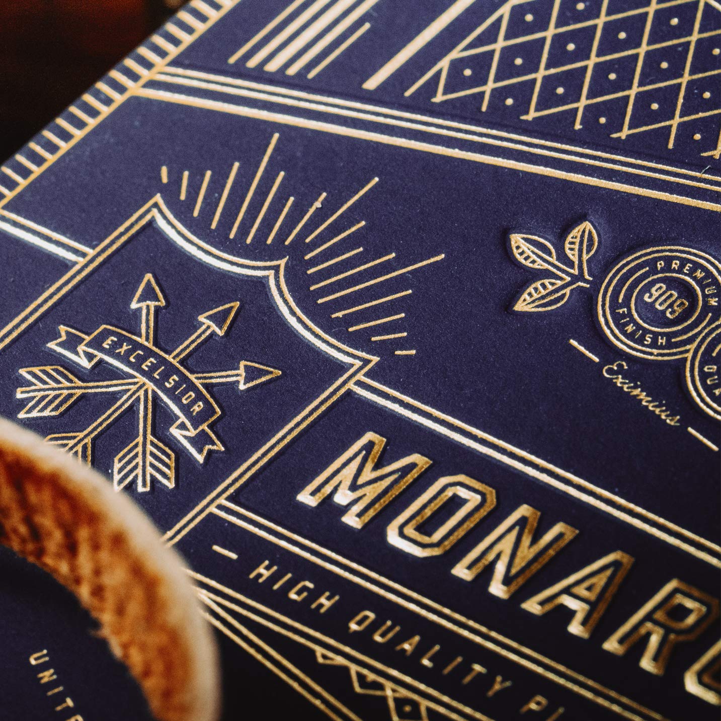 theory11 Monarch Playing Cards – Purple Edition with Gold Foil